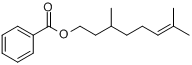 3,7-二甲基-6-辛烯-1-醇苯甲酸酯