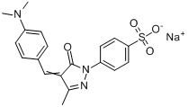 4-[4-[[4-（二甲氨基）苯基]-亞甲基]-4,5-二氫-3-甲基-5-氧代-1H-吡唑-1-基]苯磺酸鈉