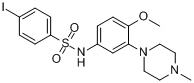 鹽酸4-碘-N-[4-甲氧基-3-（4-甲基-1-哌嗪）苯基]苯磺醯胺