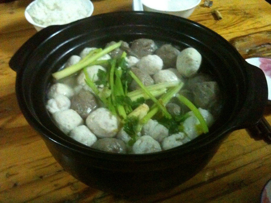 各種肉丸子湯