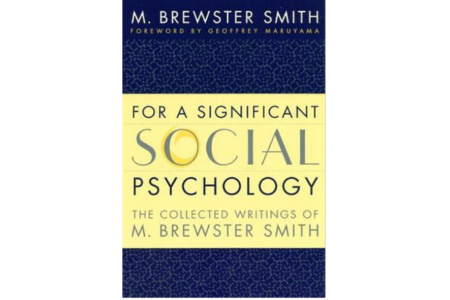 For a Significant Social Psychology