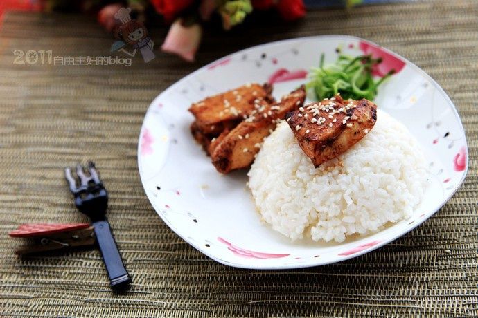 黑胡椒雞排飯