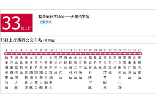 無錫公交33路