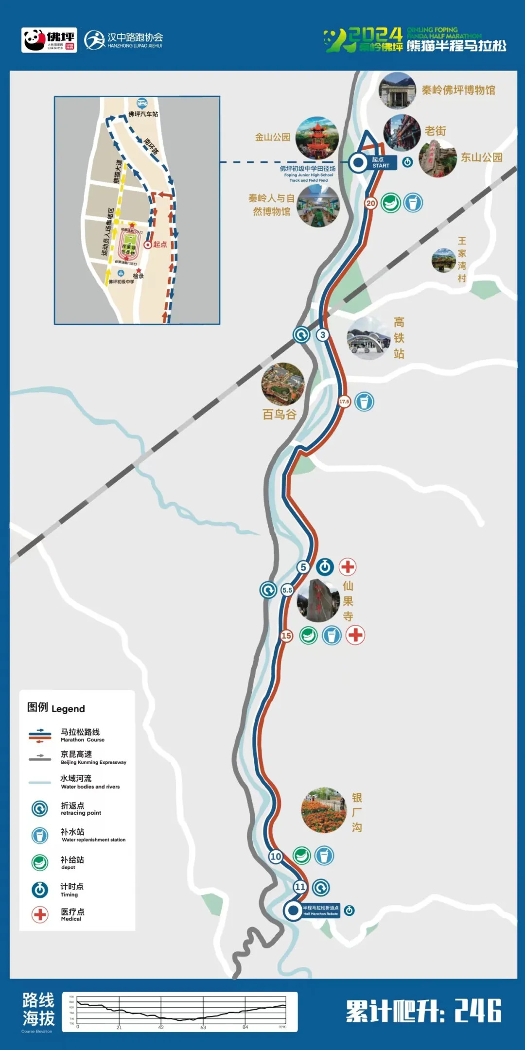 2024秦嶺佛坪熊貓半程馬拉松