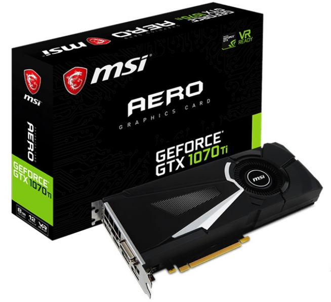 微星GeForce GTX 1070Ti AERO 8G