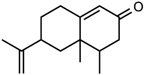 圓柚酮的結構式圖片