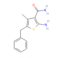 2-氨基-5-苄基-4-甲基-3-噻吩甲醯胺