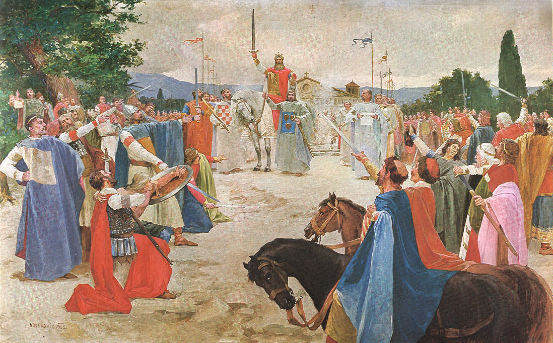 克羅地亞國王托米斯拉夫加冕