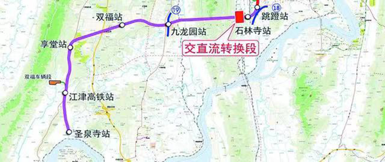 重慶市郊鐵路江跳線