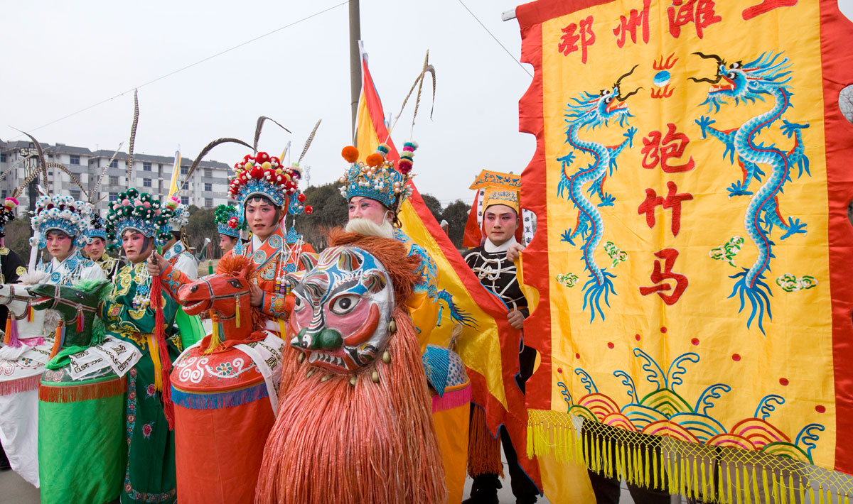 邳州跑竹馬 劉慎超 攝