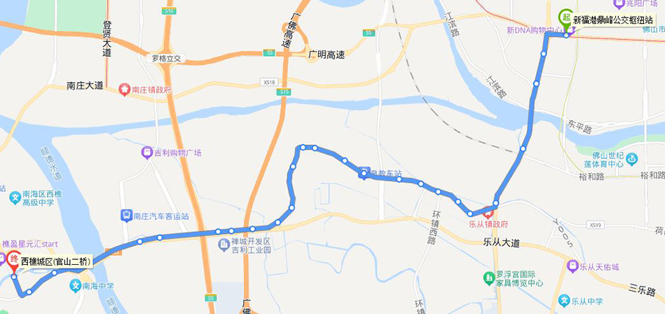 佛山公交227A路