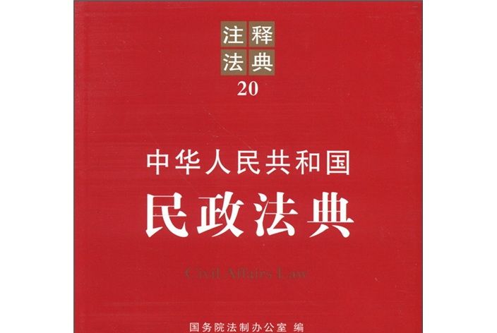 中華人民共和國民政法典：注釋法典20