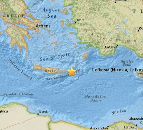 4·17希臘克里特島地震