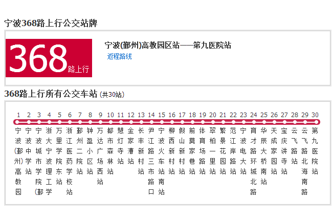 寧波公交368路