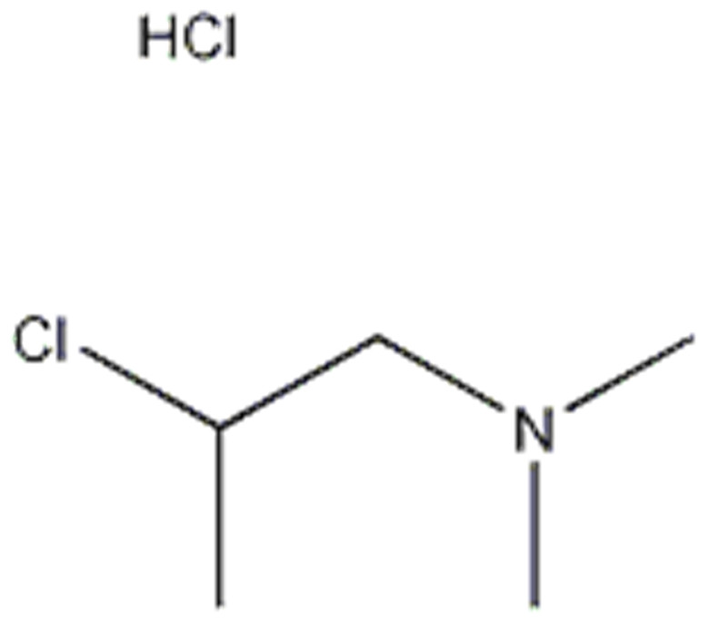 2-二甲氨基異丙基氯鹽酸鹽
