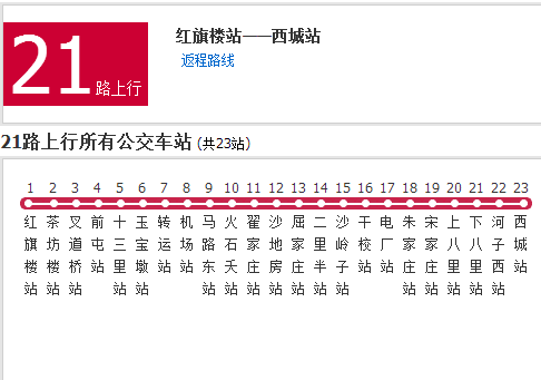 張家口公交21路