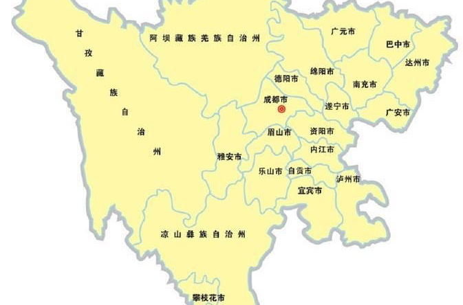 四川地圖