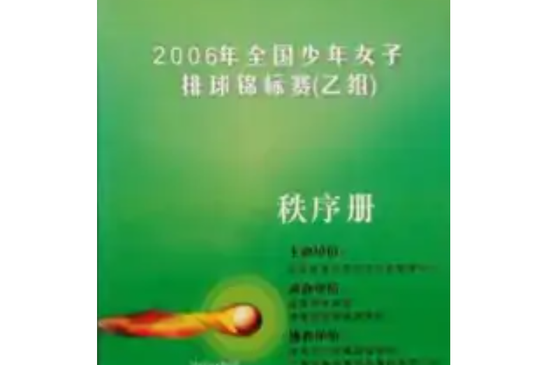 2006年全國少年U16,U14女排錦標賽