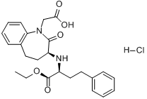 (3R)-3-[[(1S)-1-（乙氧羰基）-3-苯基丙基]氨基]-2,3,4,5-四氫-2-氧代-1H-1-苯並氮雜卓-1-乙酸鹽酸鹽