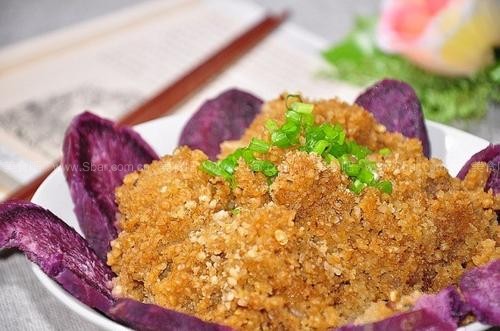 紫薯粉蒸肉
