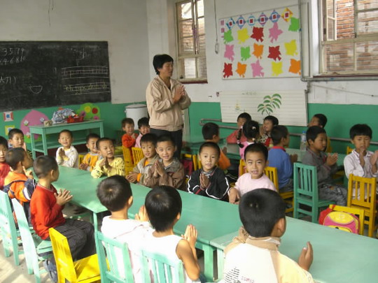 上倉鎮幼稚園課堂一角