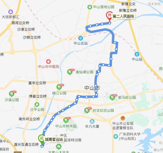 中山公交044路