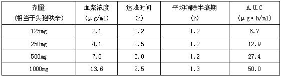 頭孢呋辛酯分散片