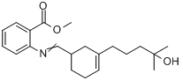 2-[[[3-（4-羥基-4-甲基戊基）-3-環己烯-1-基]亞甲基]氨基]苯甲酸甲酯