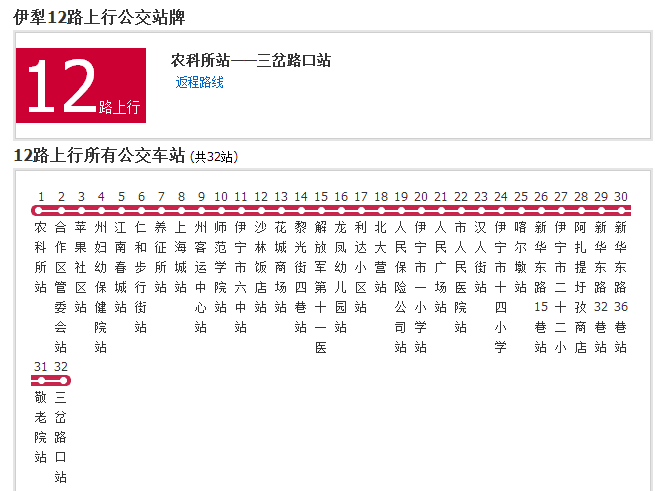 伊犁公交12路