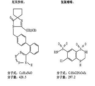 厄貝沙坦氫氯噻嗪片