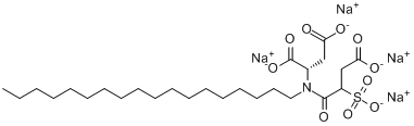 N-（3-羧基-1-氧-2-硫代丙基）-N-十八烷基-L-天冬氨酸四鈉