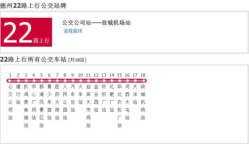 德州公交22路