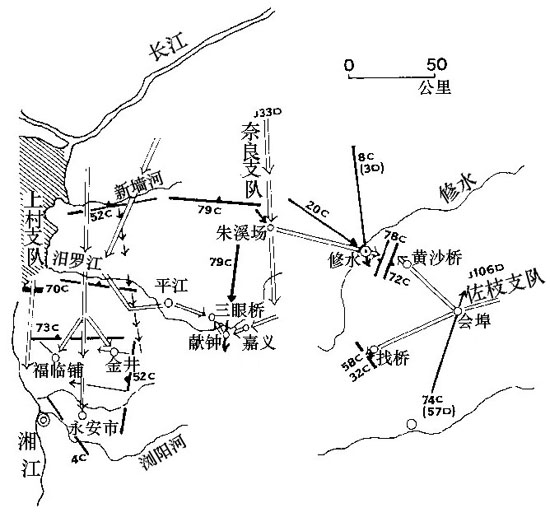 一連三次的長沙會戰