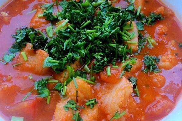 西紅柿燴魚絲