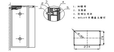 QYM-FD-CD型脈衝控制儀安裝圖