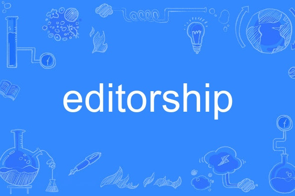 editorship