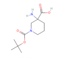 1-Boc-3-氨基哌啶-3-羧酸