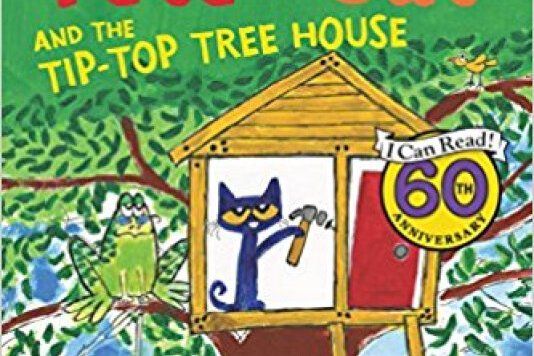 Pete the cat and the tip-top tree house