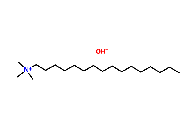 十六烷基三甲基氫氧化銨