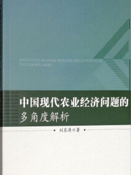 中國現代農業經濟問題的多角度解析