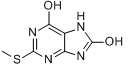 6,8-二羥基-2-甲硫基嘌呤
