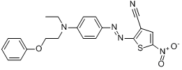 2-[[4-[乙基（2-苯氧基乙基）氨基]苯基]偶氮]-5-硝基-3-氰基噻吩