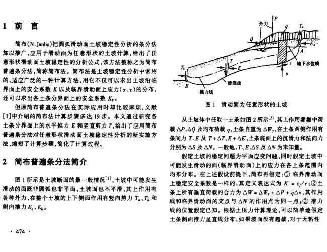 揚布普遍條分法