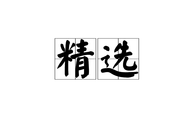 精選(漢語詞語)