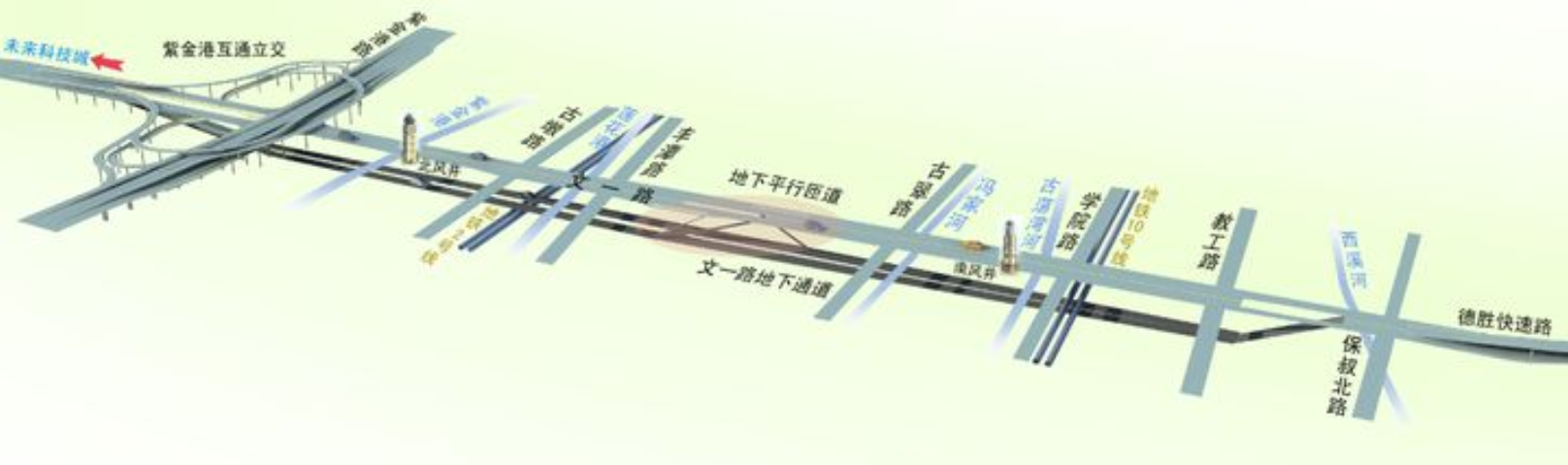 文一路隧道