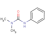 1,1-二甲基-3-苯基脲 分子式圖片