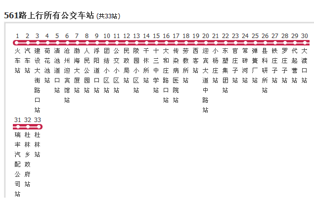 滄州公交561路