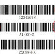 39碼(表示數字、字母的條碼)