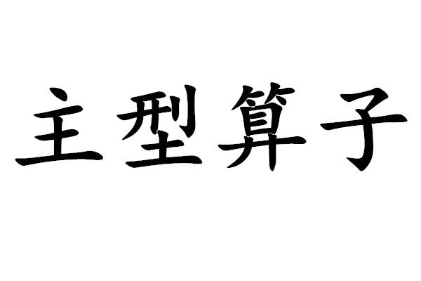 主型運算元