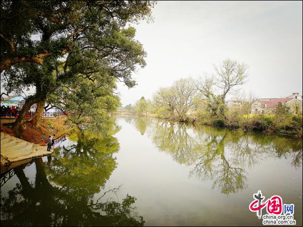 洲塘書畫村景色